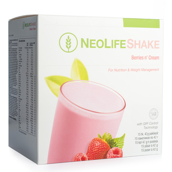 „NeoLifeShake“, baltyminis gėrimas - maisto pakaitalas, uogų ir grietinėlės skonio